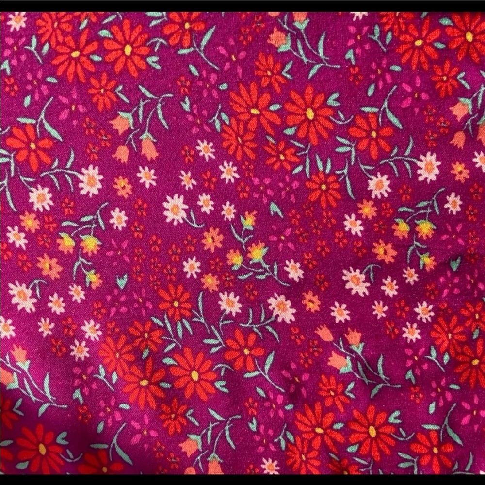Crazy 8 dress magenta purple floral long sleeve girls size 10 NWT - Picture 6 of 8